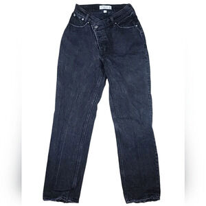 Abercrombie & Fitch Women's Straight Leg Jeans - Dark Wash